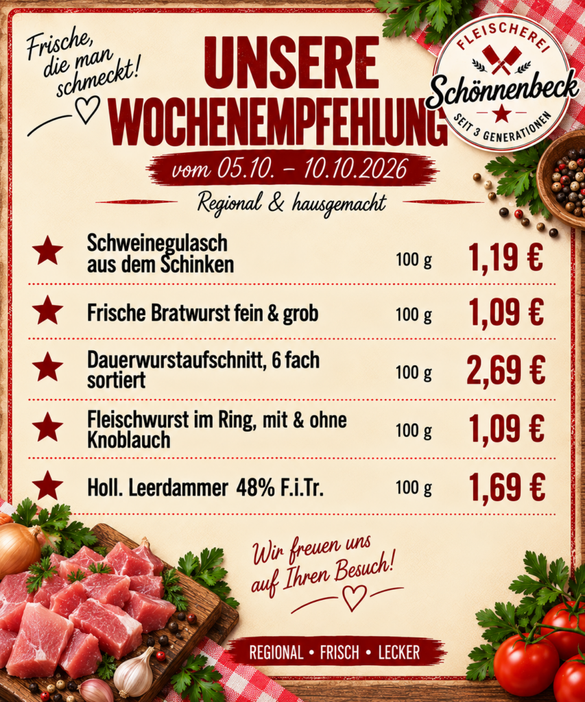 Angebote 05.10.2026