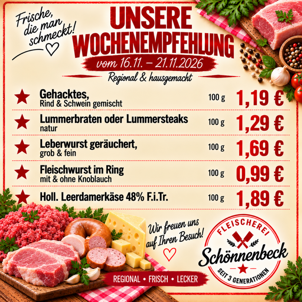Angebote 16.11.2026