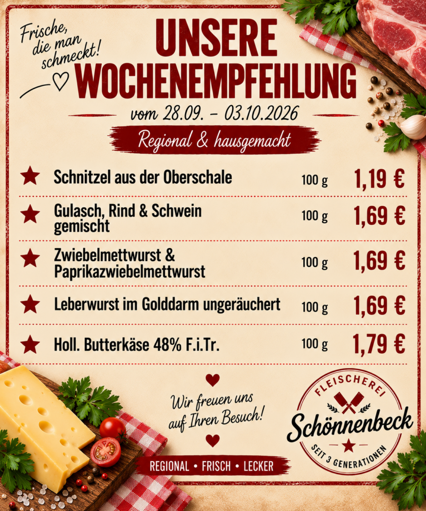 Angebote 28.09.2026