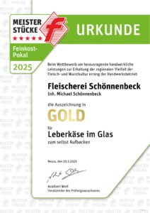 Bild Leberkäse Urkunde