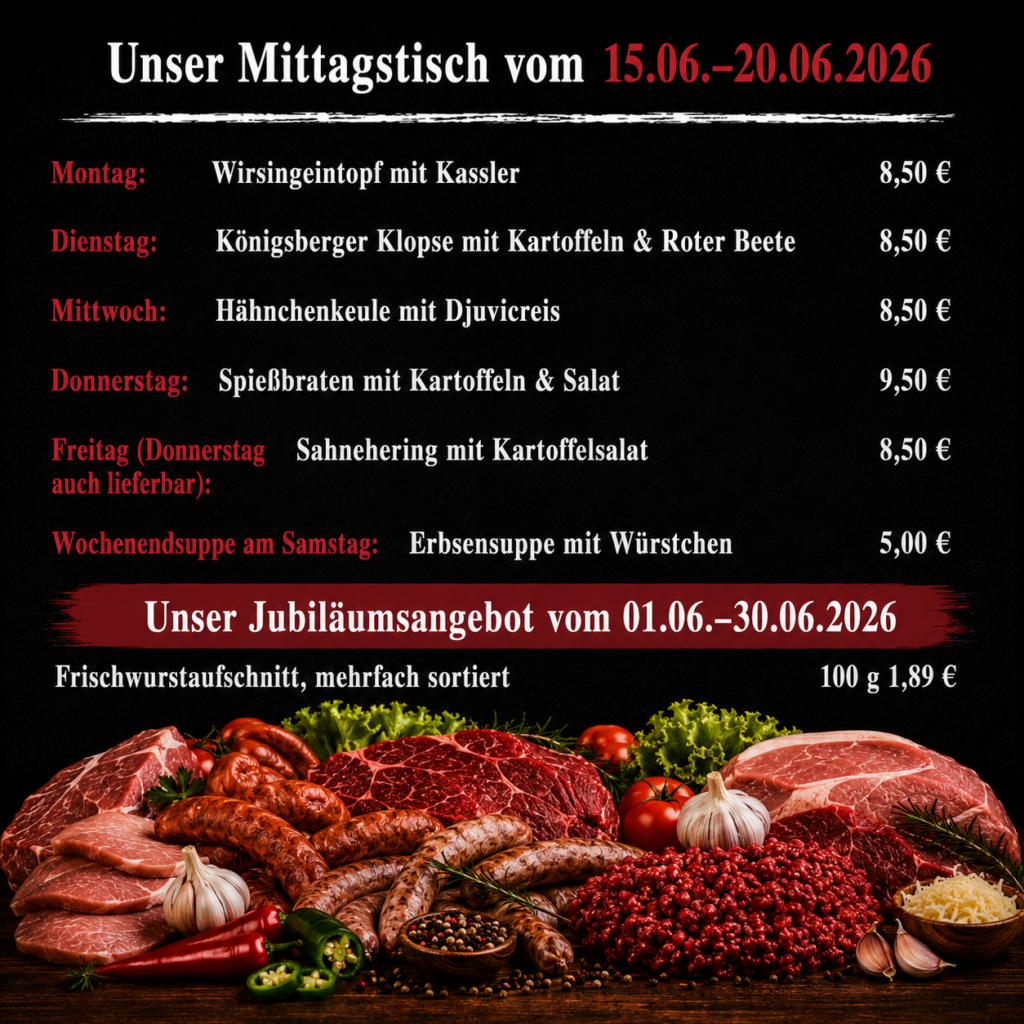 Mittagessen 15.06.2026