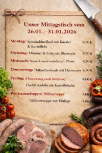 Mittagessen 26.01.2026
