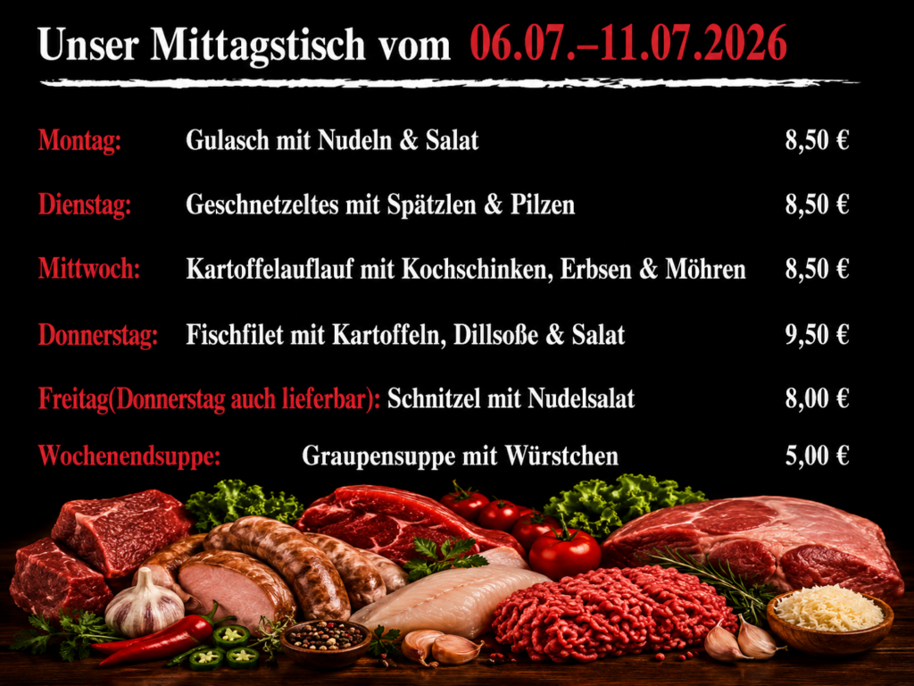 Mittagstisch 06.07.2026