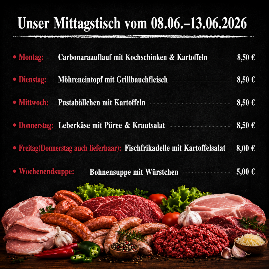 Mittagstisch 08.06.2026