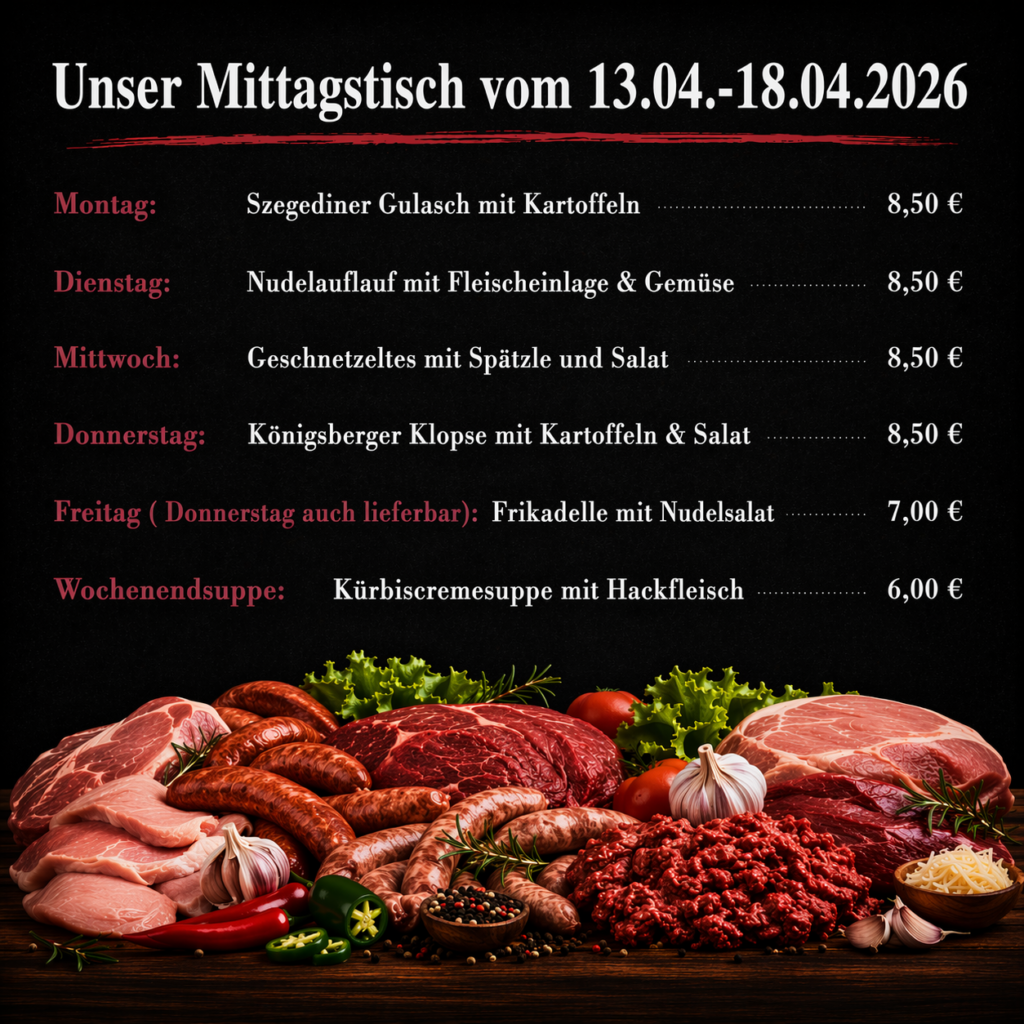 Mittagstisch 13.04.2026