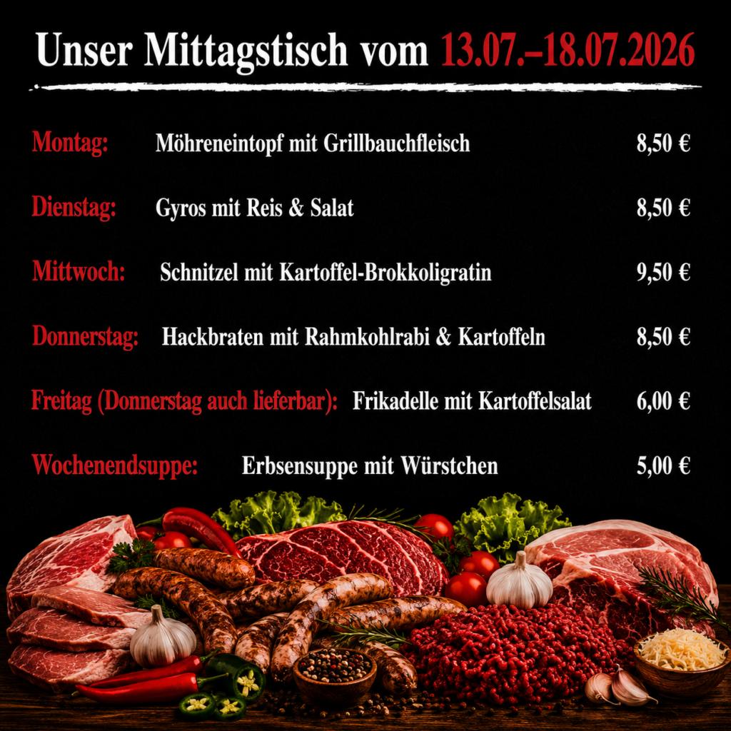 Mittagstisch 13.07.2026