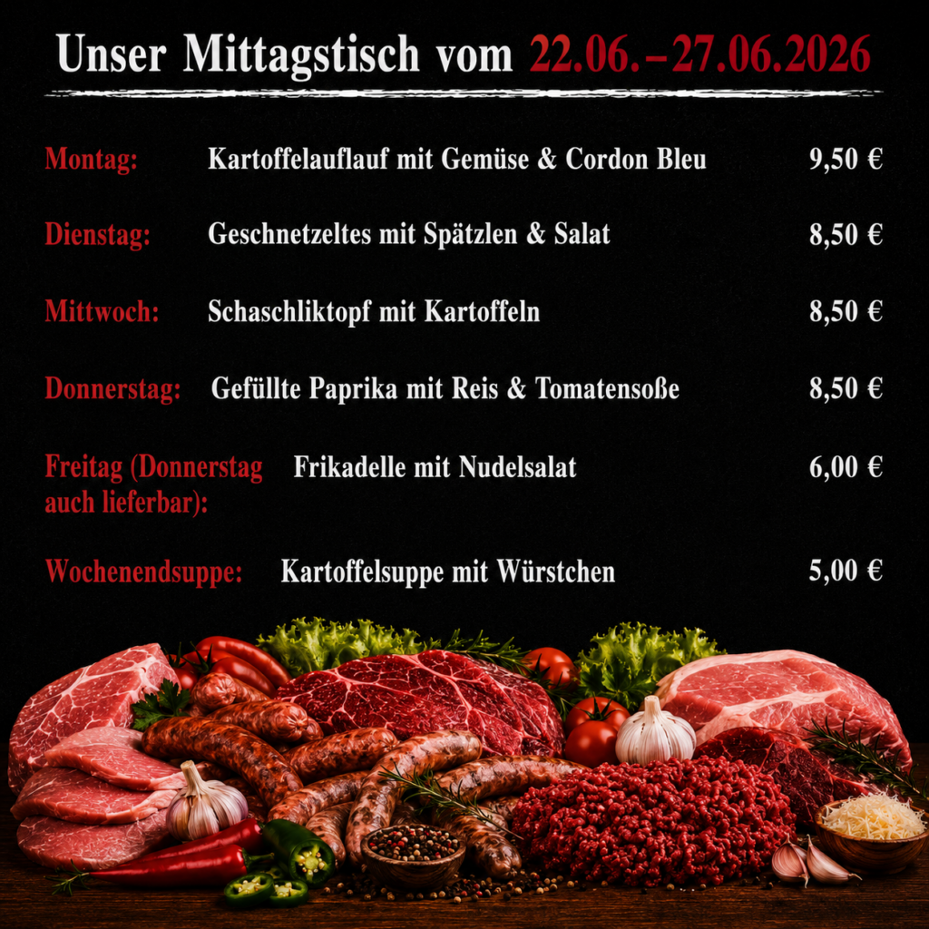 Mittagstisch 22.06.2026
