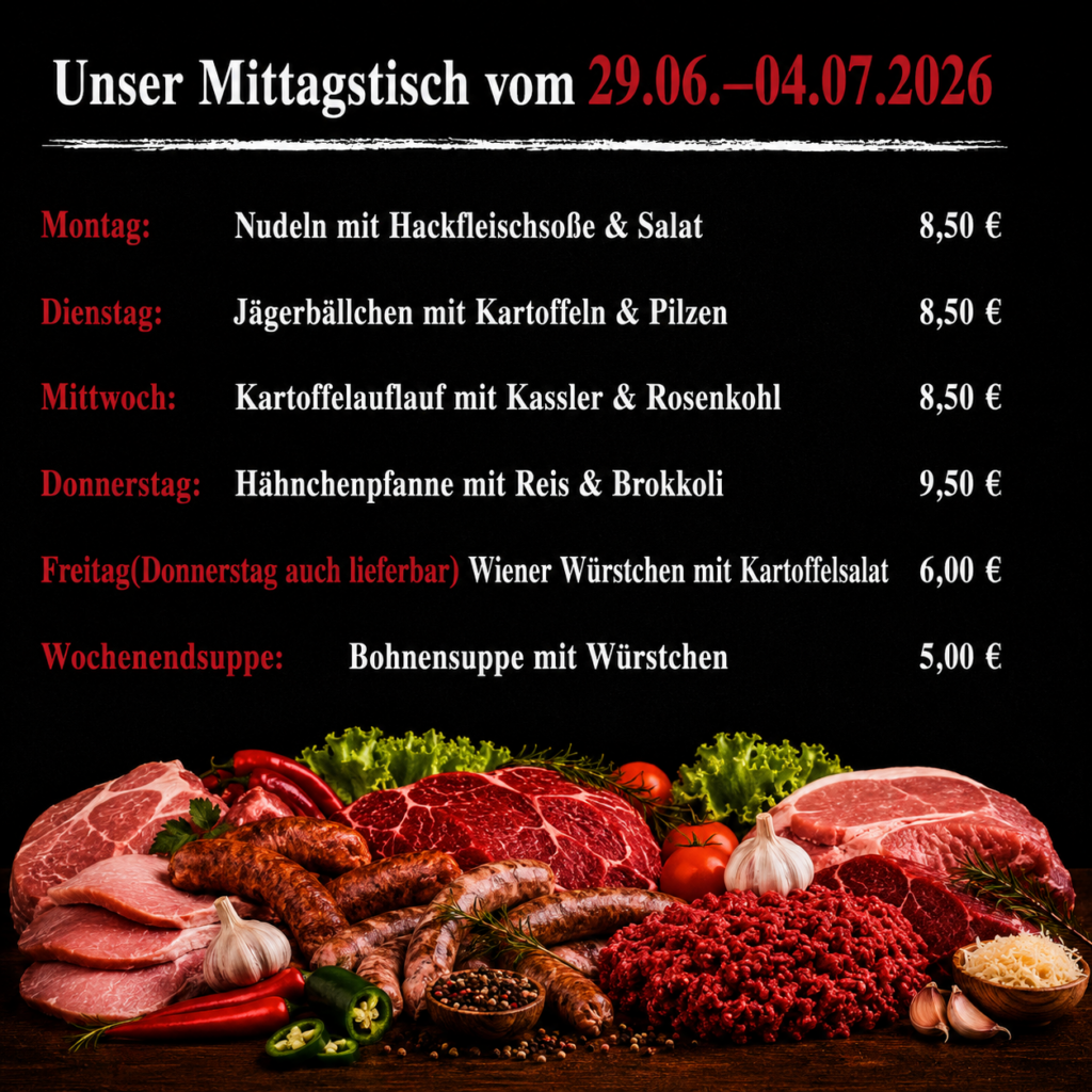 Mittagstisch 29.06.2026