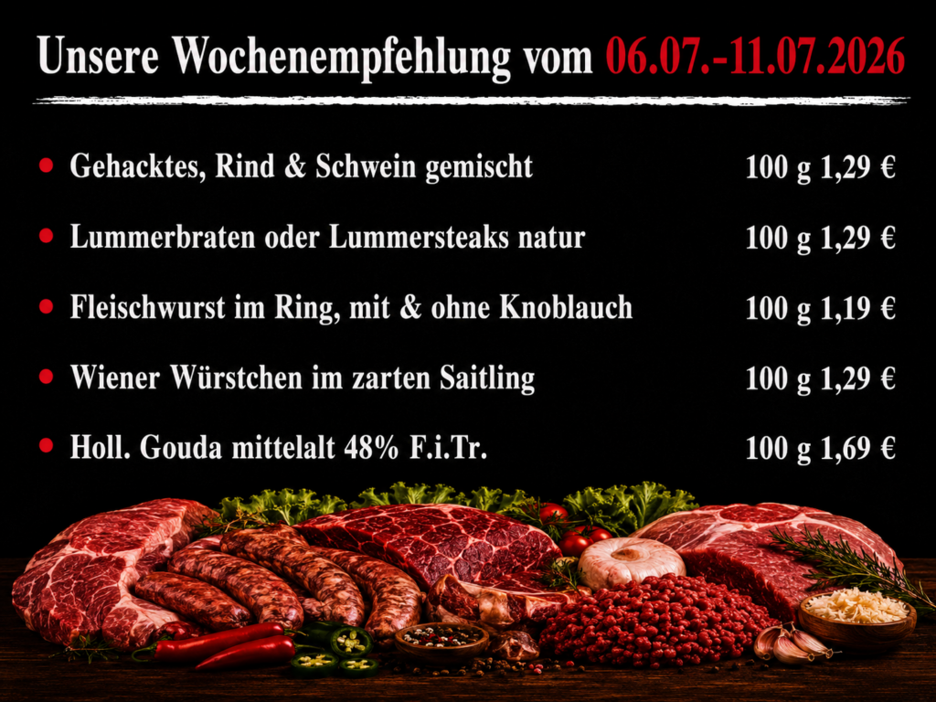Wochenempfehlung 06.07.2026