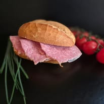 Brötchen Frühstücksfleisch